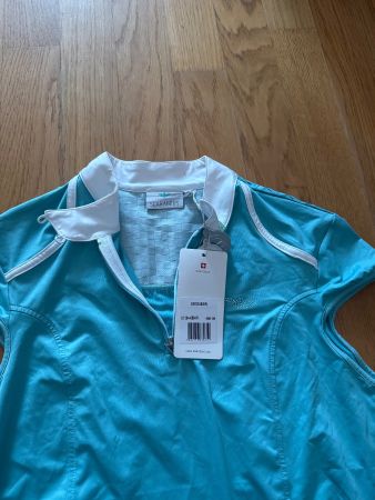 Damen Shirt Scarabeus türkis mit Etikette