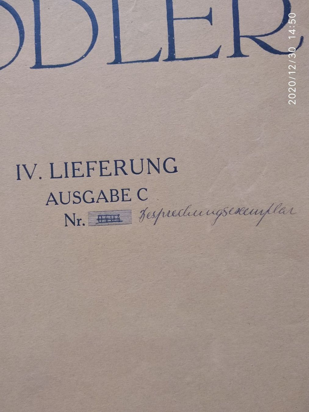 Libri: FERDINAND HODLER - WERKVERZEICHNIS – Usato da Goldach venduto da Gaip 8