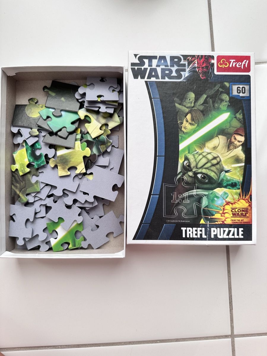 Puzzle: Star Wars Puzzle Trefl 60 Teile Clone Wars Yoda – Usato da Winterthur venduto da nik_pr58 1