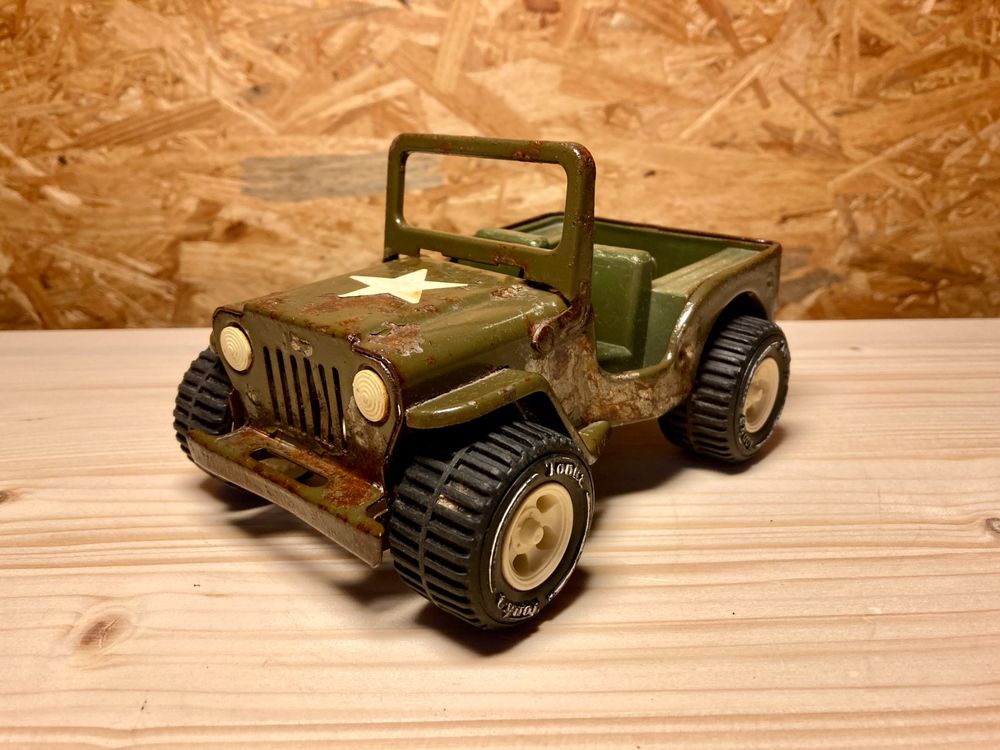 Tonka vintage Jeep Willys/CJ US Army Blechspielzeug 1