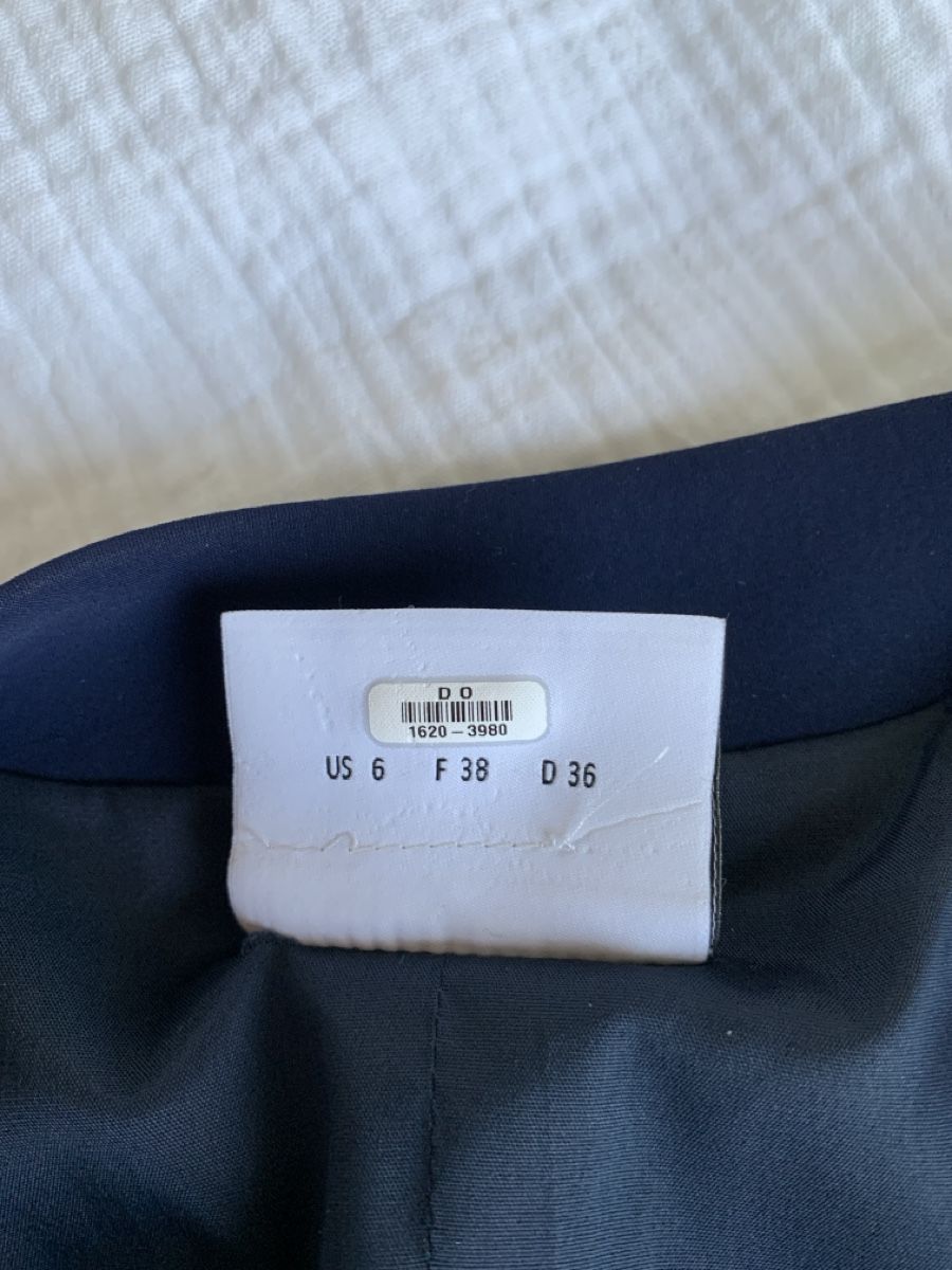 Akris Vestiti: AKRIS: Navy blaues, figurbetontes Kleid, 36 – Usato da Luzern venduto da designluzern 6