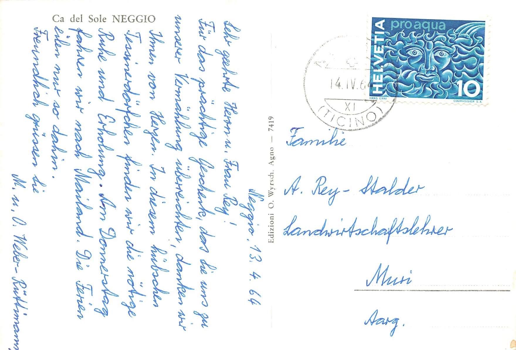 Cartes postales: Neggio G – D'occasion à Biasca par Blenio71 1