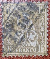 Sitzende Helvetia Nr. 52 Kat. 1800.-