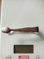 Antike Zuckerzange JEZLER 800 Silber 26g Schweiz um 1900