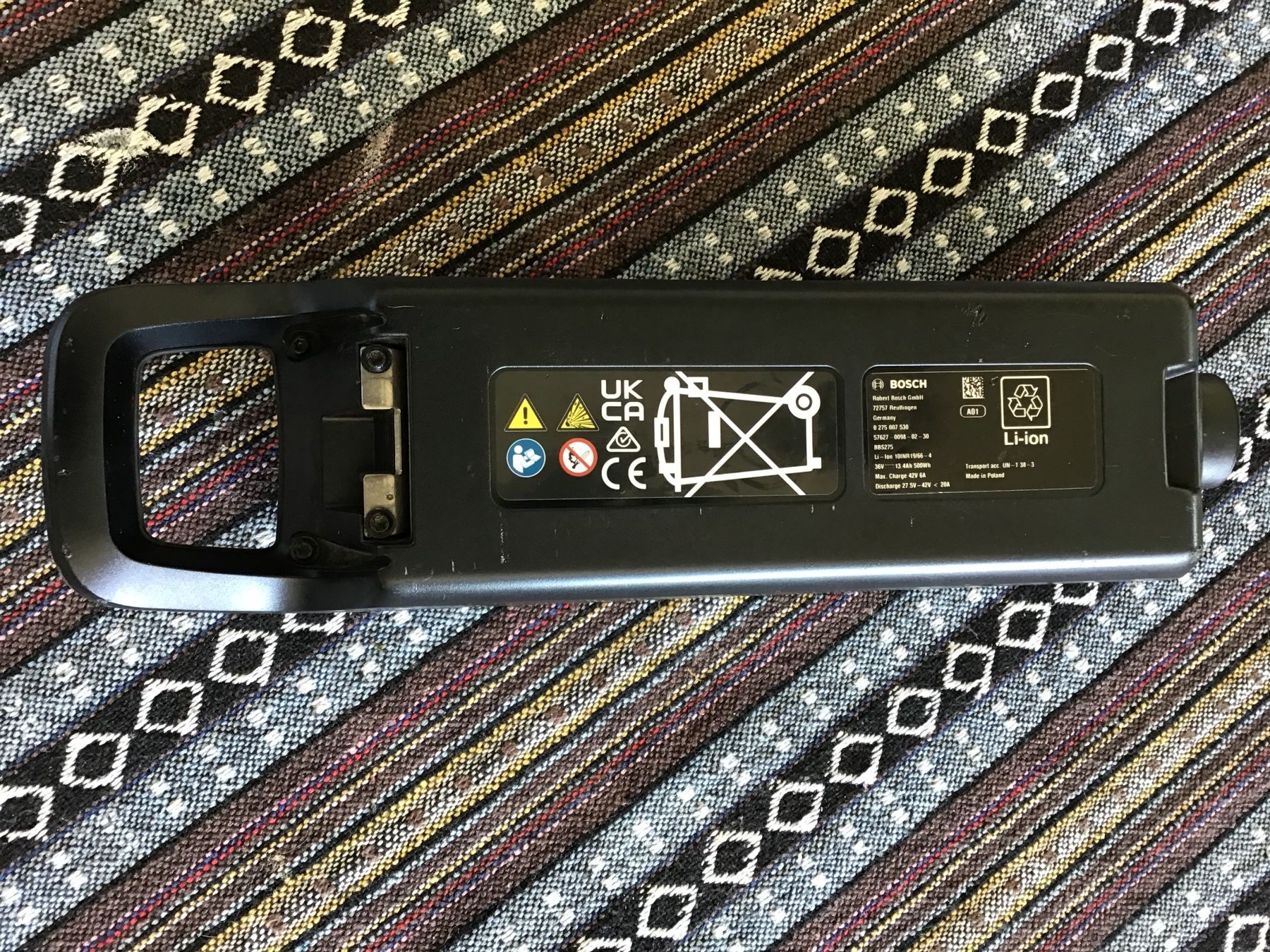 Bosch Batteries: Batteria e-bike Bosch PowerPack 500 Frame usata – D'occasion à Cagiallo par Sjeffrey 4