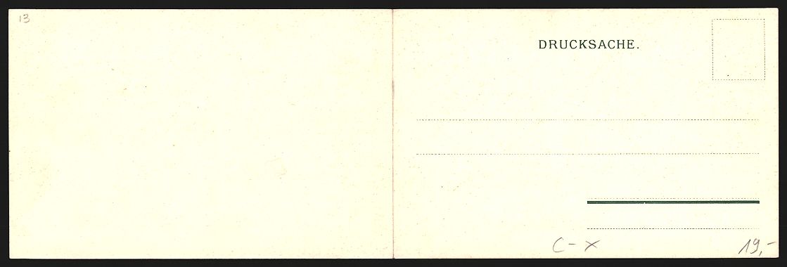 Ansichtskarten: Klapp-Lithographie Zürich, Panoramablic – Gebraucht aus Berlin von bartko-reher 1