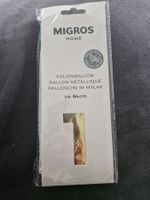 Ballon chiffre 1 doré Migros Home - parfait pour l'été!