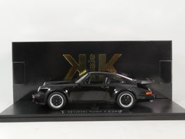 Porsche 911 (930) Turbo 3.3 Schwarz 1977 1:18 KK-Scale NEU
