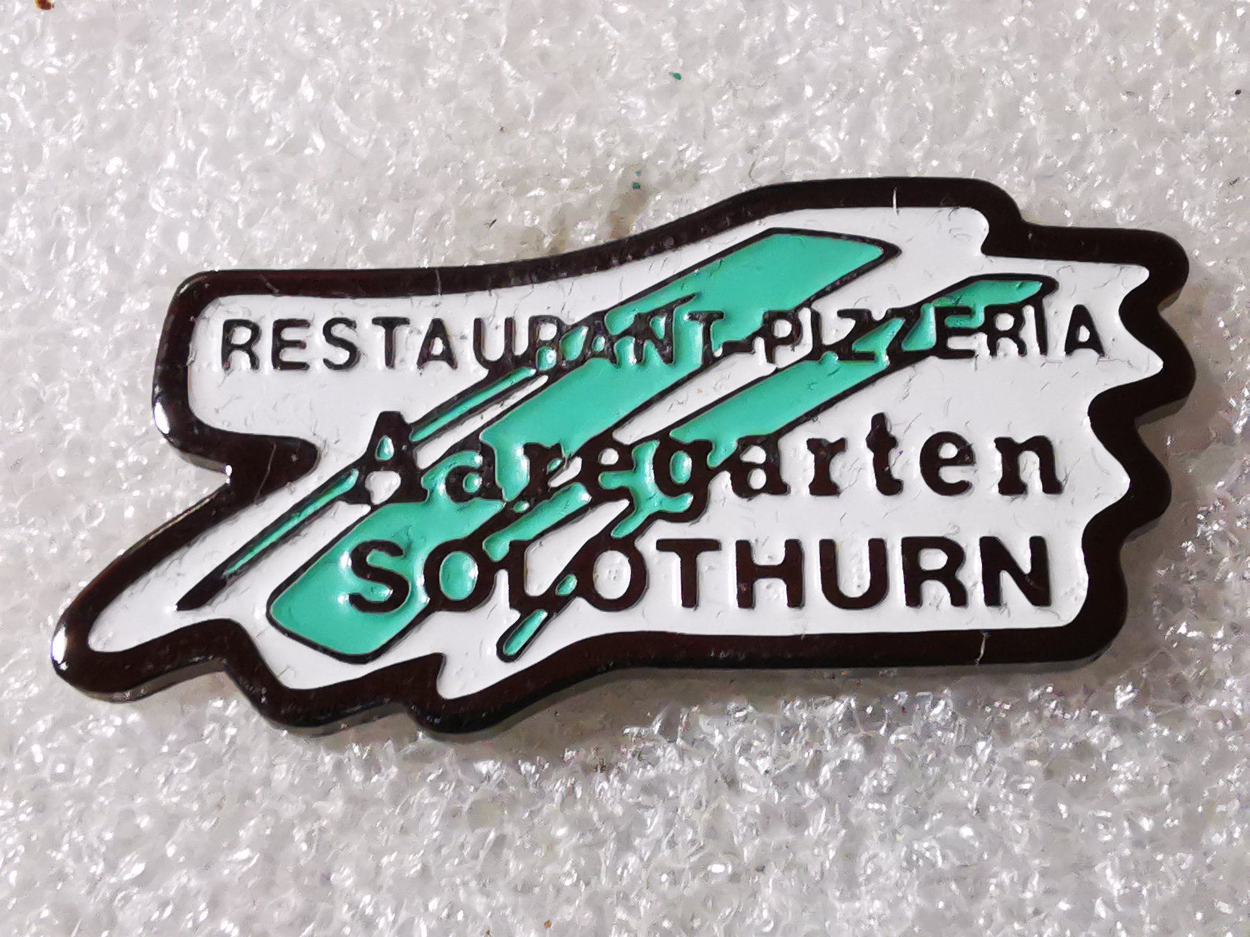 Placchette & Badge: Ansteckpin 146: Aargegarten Solothurn – Usato da Oppligen venduto da Pin-Fall-Shop