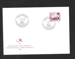 Sonderbrief S. 566 Radiocommunic.Spatiales Genève 7.10.1963