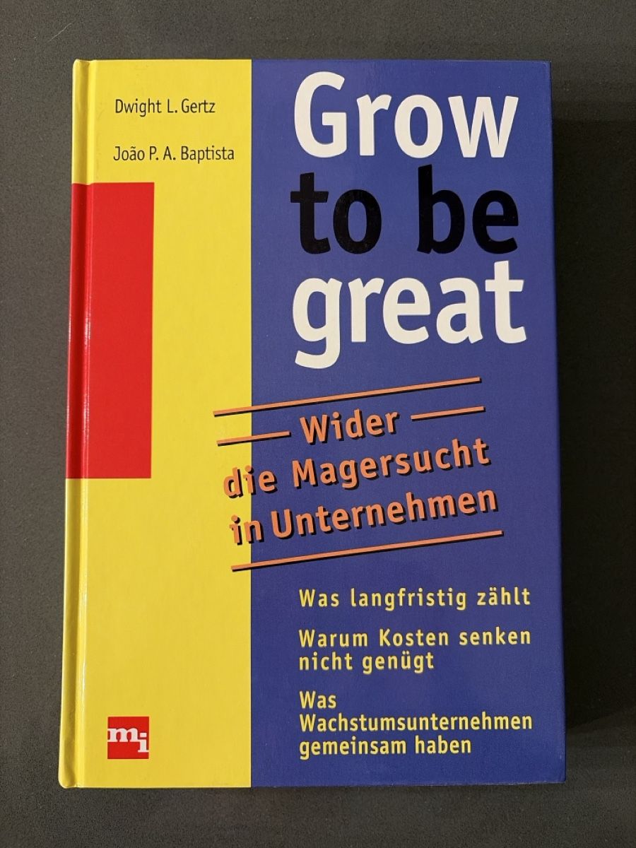 Libri: Grow to be great – Nuovo (secondo la descrizione) da Winterthur venduto da may_7vq8