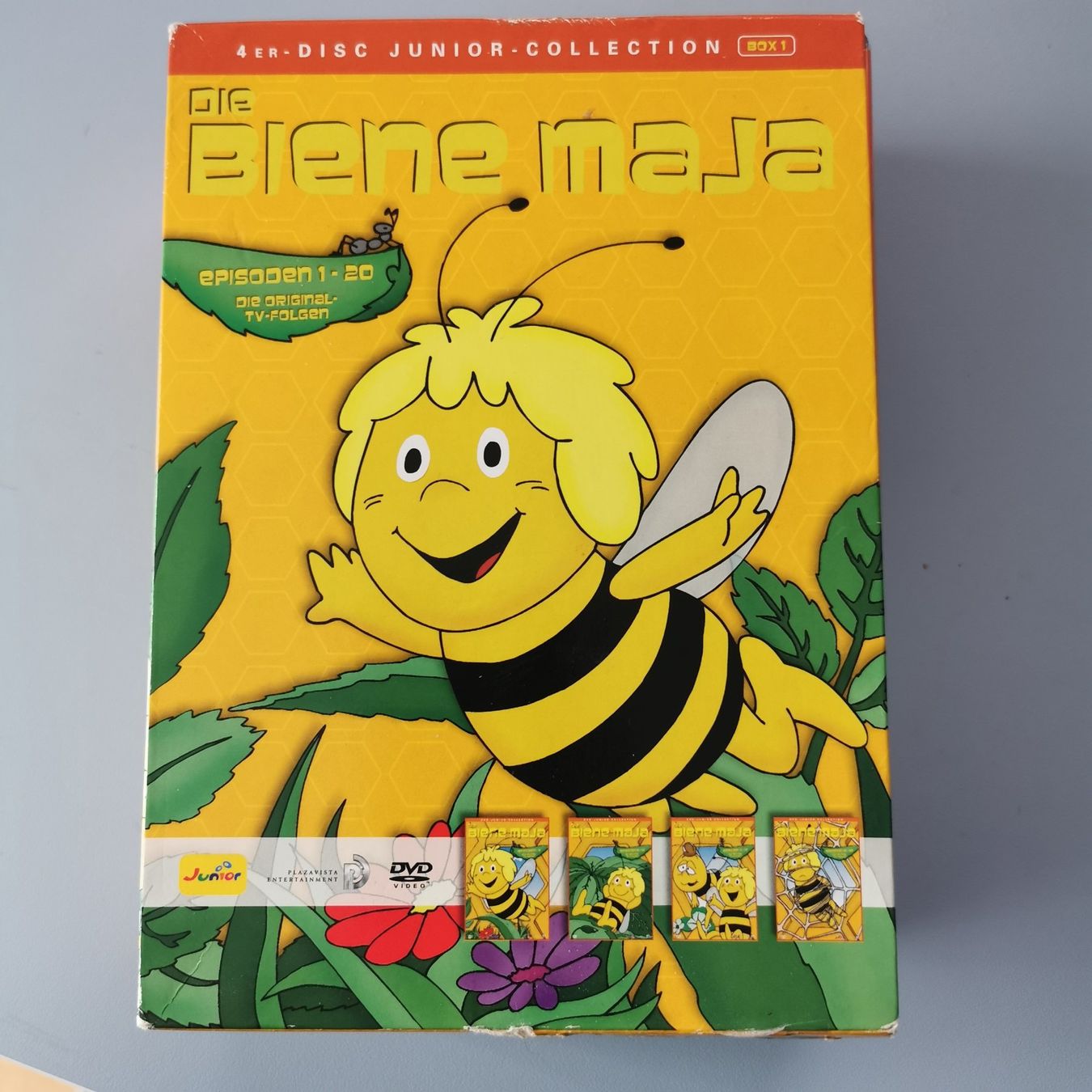 Tutti i DVDs: Die Biene Maja 4er Disc 2005 Junior Collection DVD – Usato da Egg b. Zürich venduto da heikei