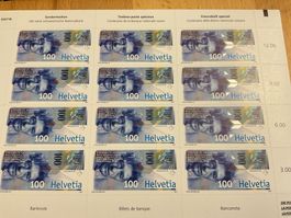 Briefmarken 100 Nötli 100 Nationalbank