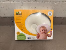 Mimos Babykissen Kopfkissen Neugeborenes Weiss Neu