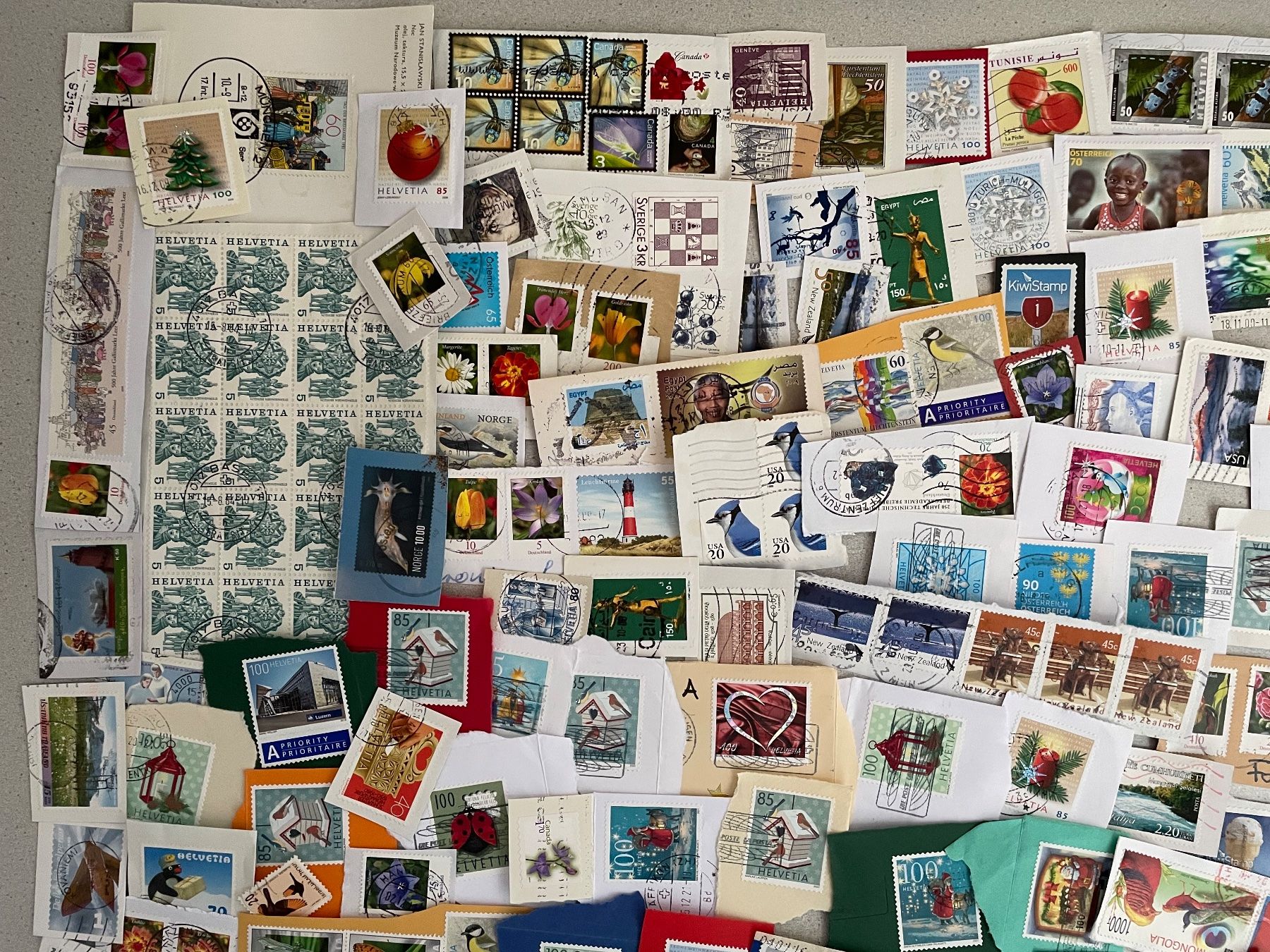 Alle Briefmarken: Briefmarken Mission Lot3 – Gebraucht aus Niederglatt ZH von Fffrank 1