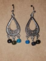 Ohrringe Modeschmuck Boho Style silberfarben NEU