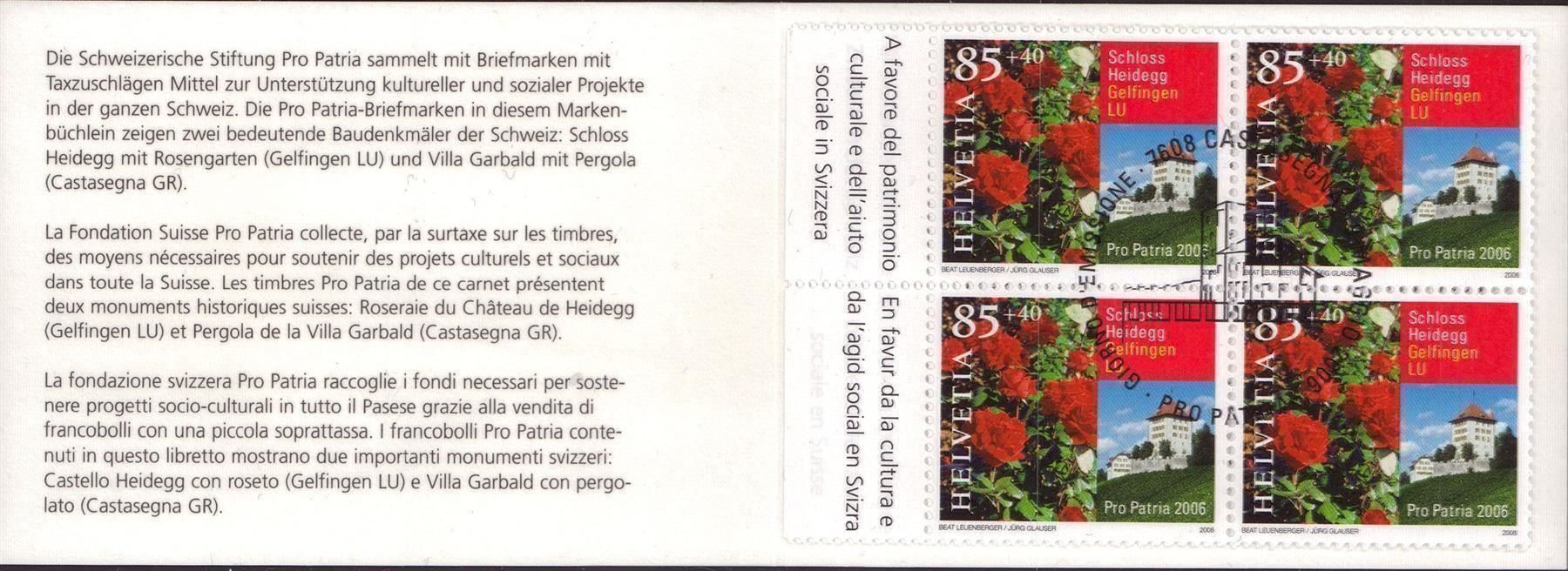 Tutti i francobolli: 2006 Pro Patria MH ES KW 35.- – Usato da Eggersriet venduto da stamp303 1