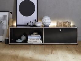 USM TV LOWBOARD  BLACK LIEFERUNG GRATIS