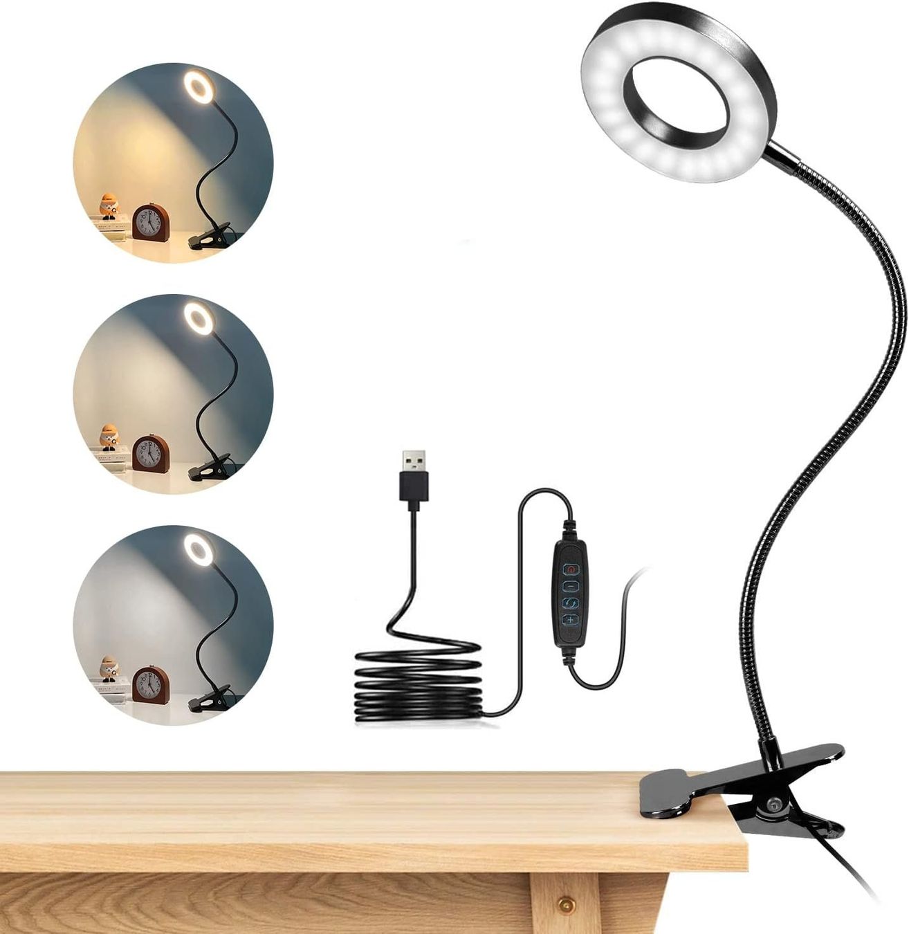 Sonstiges zu Optik: 48LED USB Leselampe mit Klemme 360° – Neu und originalverpackt aus Châtelaine von topshop.switzerland