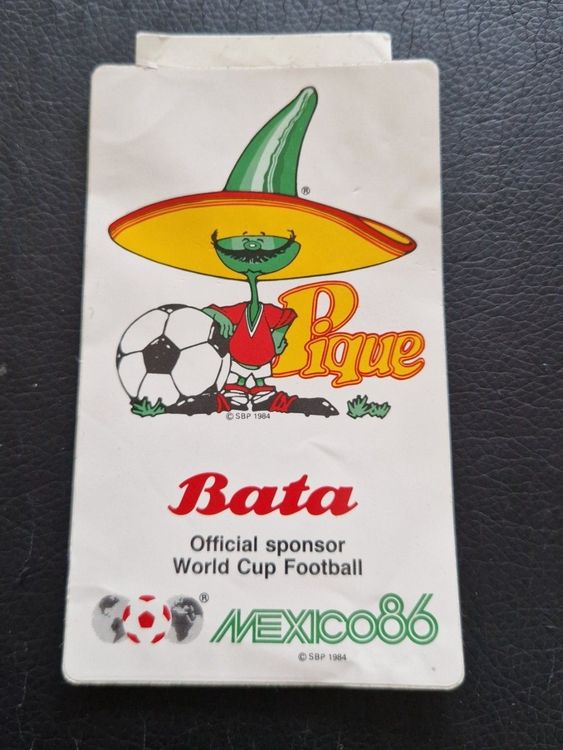 Fanion Pique Mexico 86 - Coupe Du Monde Football 1986