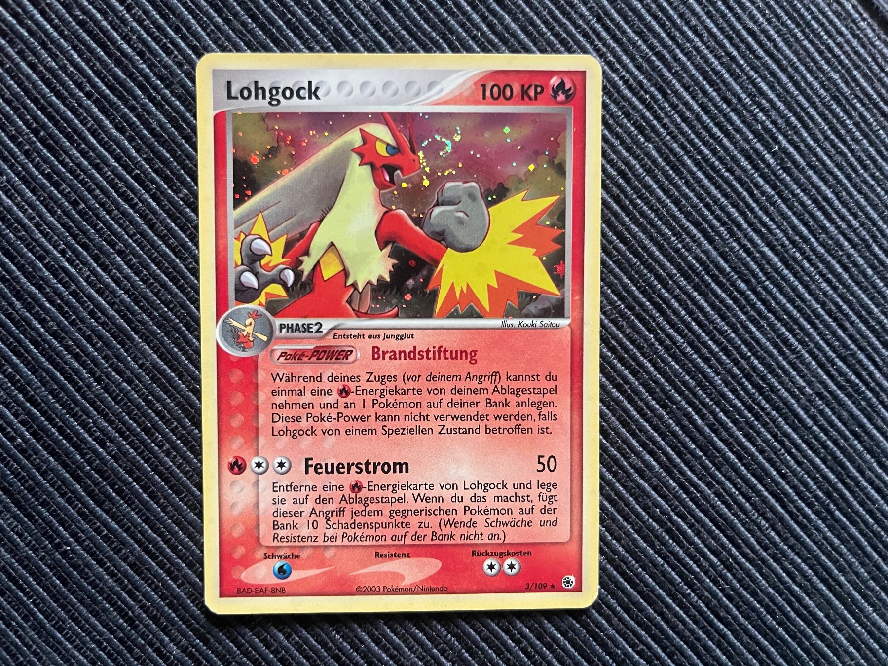 Pokémon Sammelbilder & Trading cards: Pokemon Lohgock holo EX Rubin Saphir – Gebraucht aus Wabern von Collectfun