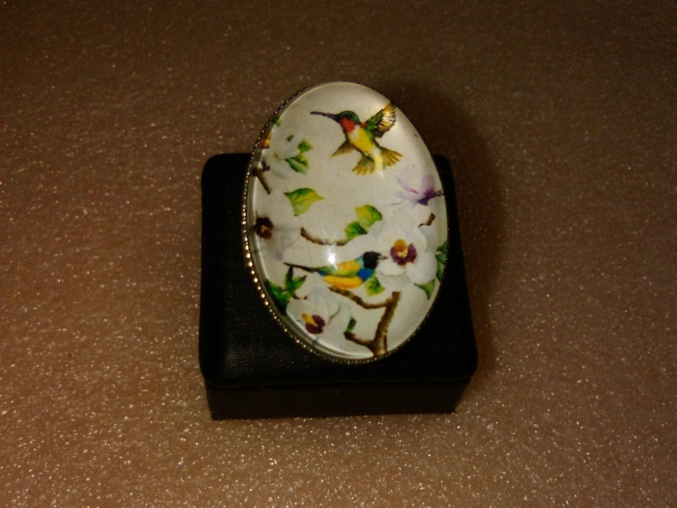 Anelli: RING EDELSTHAL,,MIT VÖGELEN,,GLANZIG – Nuovo (secondo la descrizione) da Basel venduto da bijoutrie_4