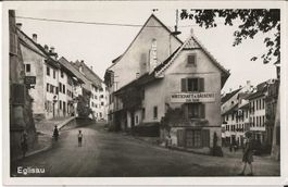 Karte Eglisau (Wirtschaft und Bäckerei zum Rank 1930)