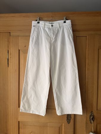 NILE Baumwoll Hose Gr 38 weiss