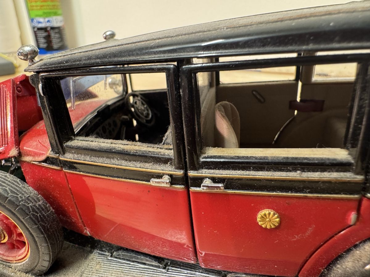 Mercedes-Benz Voitures modèles: Antikes Modellauto / Oldtimer-Limousine (Metall) – D'occasion à Birsfelden par inf_l2yy 6