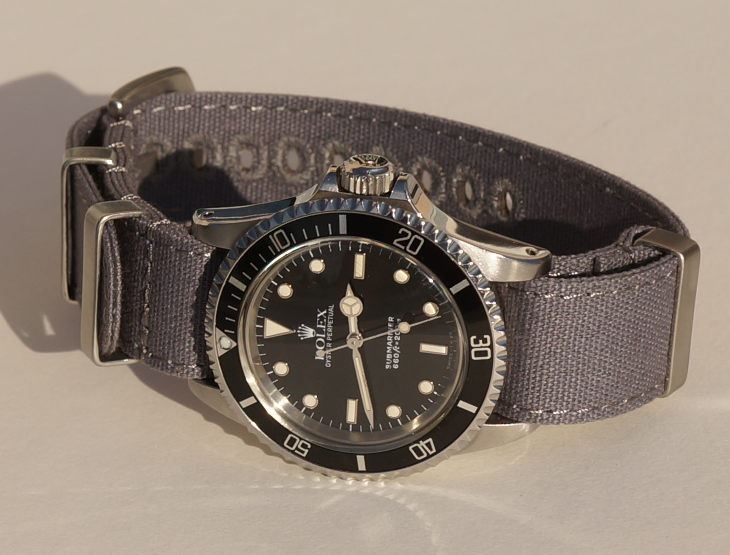 Cinturini per orologio: CANVAS NATO Strap Armband 20 mm grau – Nuovo e nell'imballaggio originale da Leipzig venduto da rheingold_watches 3