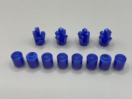 Lego 4x Kristalle & 8x Zylinder NEU