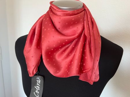 Colora Foulard, 100% Seide, Dunkelrosa, NEU