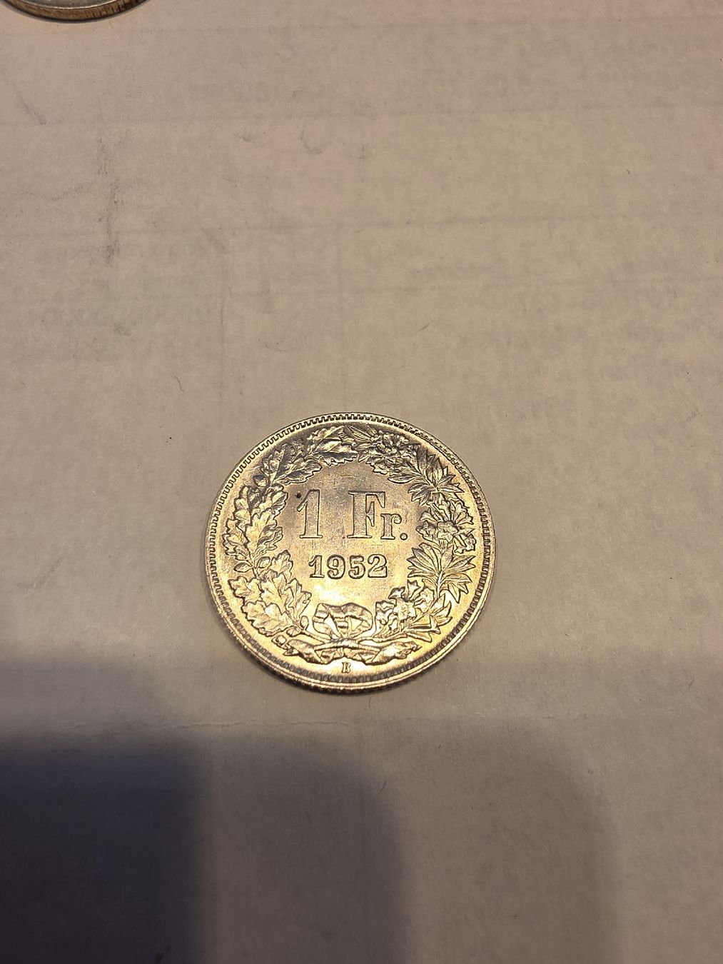 Tutti le monete: pièce argent 1chf 1952 – Nuovo (secondo la descrizione) da Fribourg venduto da yan_z5fr