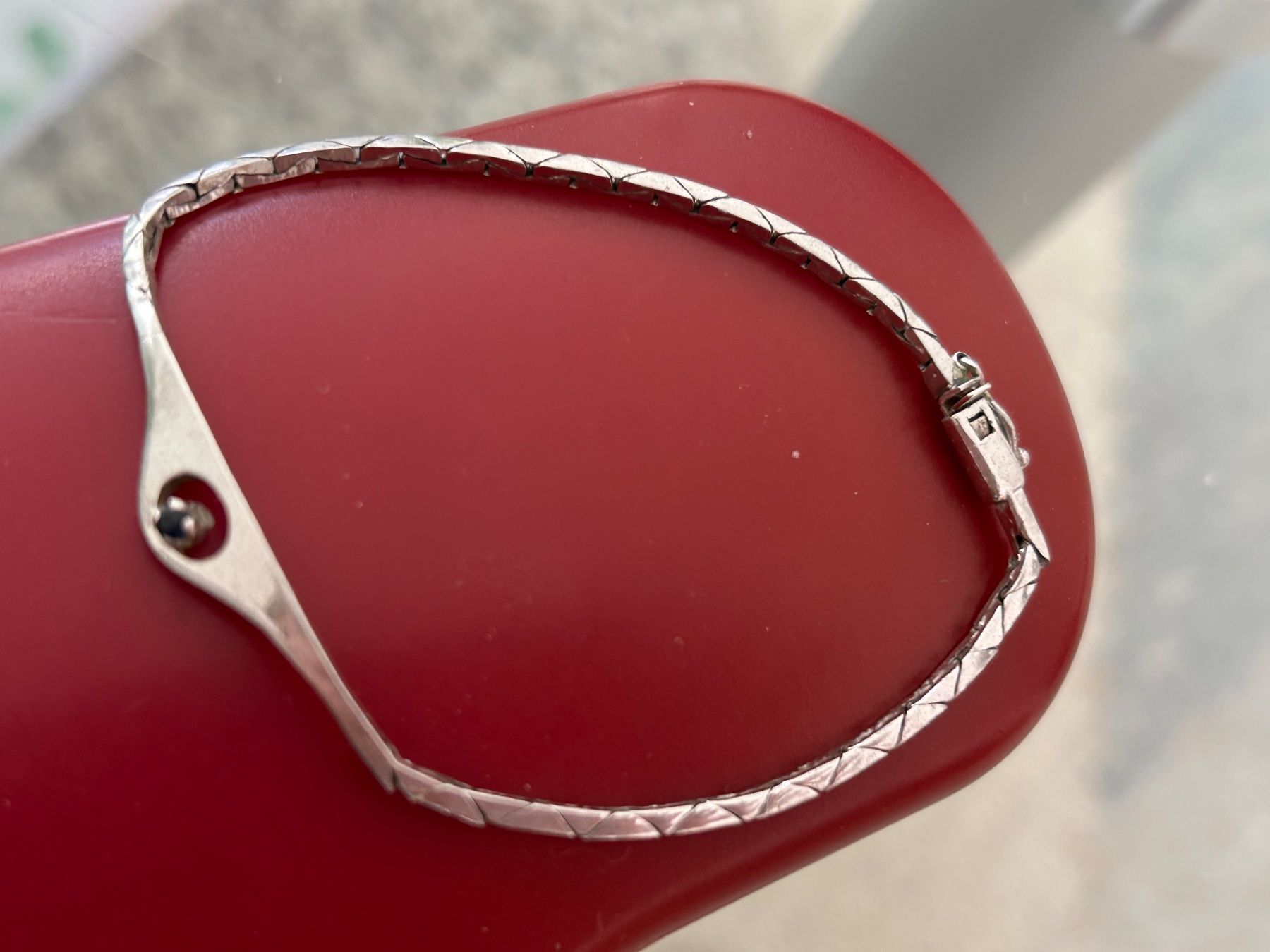 Bracciali & Braccialetti: Schönes, schlichtes Silberarmband – Usato da Eschenz venduto da glaro14