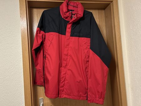 Columbia Jacke rot/schwarz Gr. XXL Frühling/Herbst Regenjack