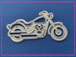 Motorrad  - Stanzschablone