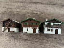 Chalets pour train miniature 