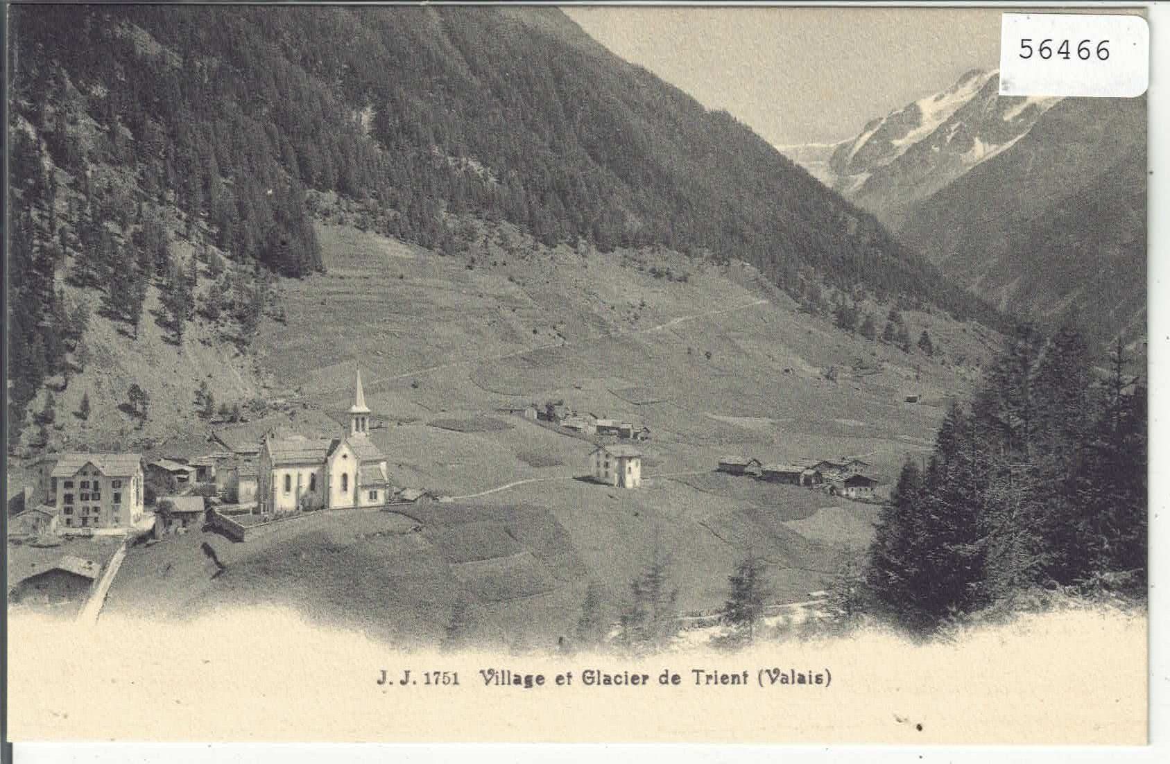 Ansichtskarten: Village et Glacier de Trient – Gebraucht aus Ettingen von Kartenplanet