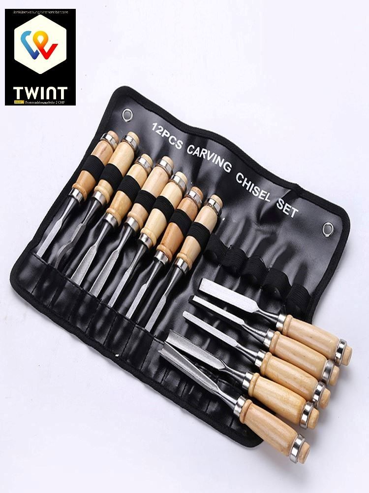 Tutti gli attrezzi: 📌 NEU Schnitzen Meisel Set 12-teilig – Nuovo e nell'imballaggio originale da Wittenbach venduto da ChinaSeidenstrasse