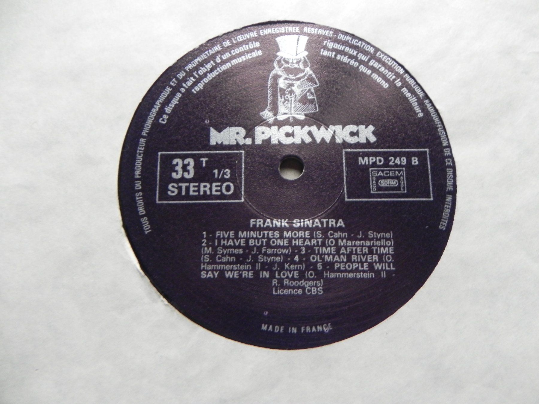 Dischi in vinile: LP USA Frank Sinatra 1975 Ol`Man River – Usato da Siebnen venduto da krimsie 4