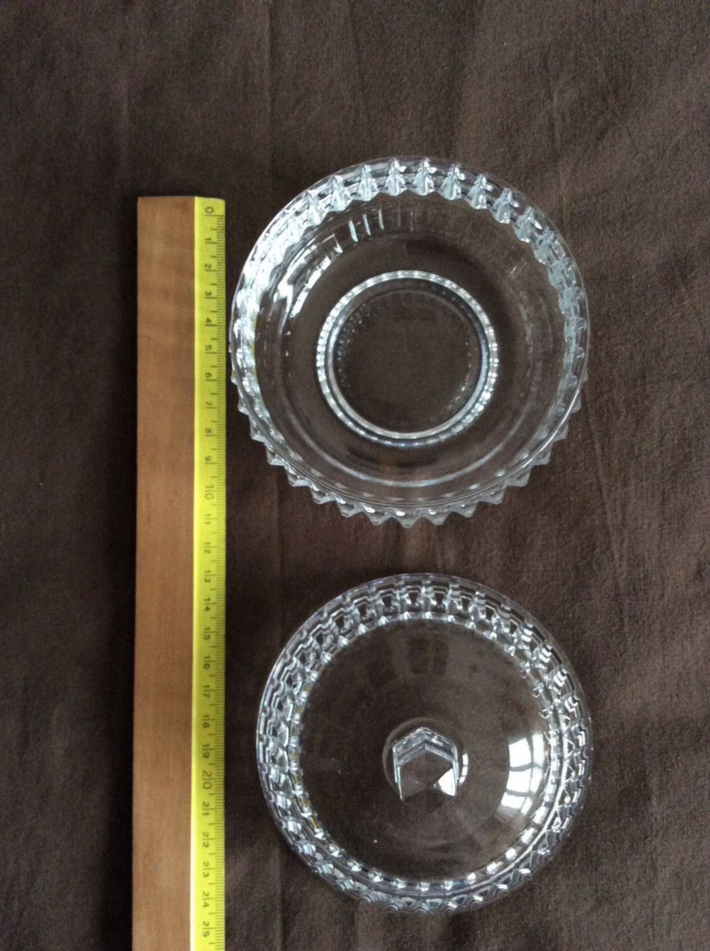 Gläser: Bleikristall Deckelschale, Antik, 11cm – Gebraucht aus Regensdorf von Polo101 2
