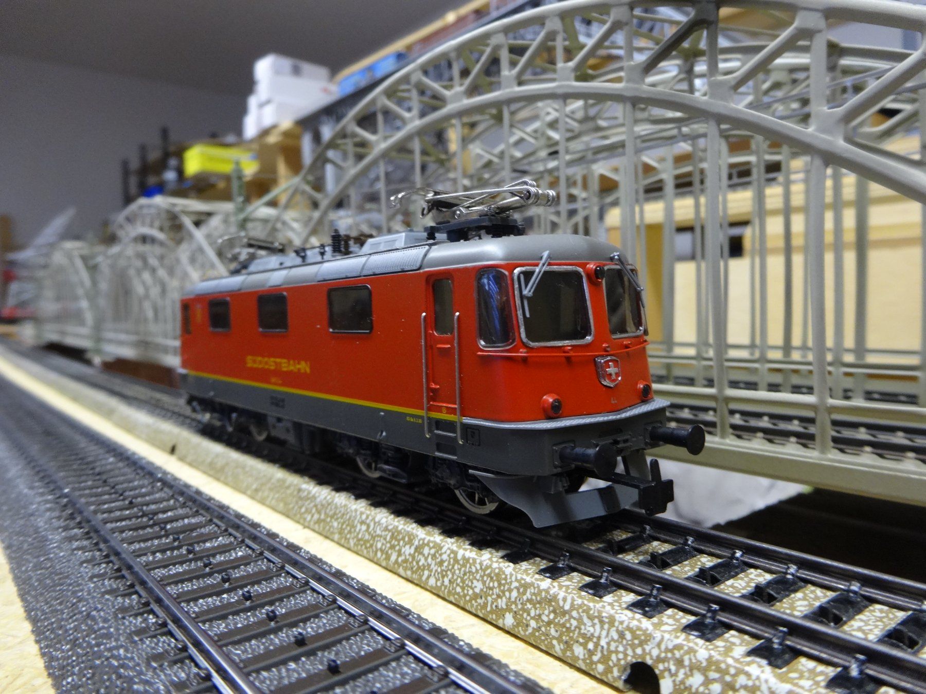 Hag Modellini di ferrovie: HAG 270 Re 4/4 SOB Südostbahn – Usato da Hinwil venduto da chris_badminton 1