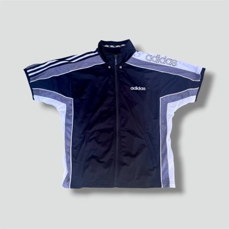 Adidas 00s retro sleeveless track jacket retro streetwear