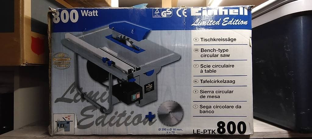 Einhell Tutte le macchine: Tischkreissäge – Nuovo e nell'imballaggio originale da Hombrechtikon venduto da findik