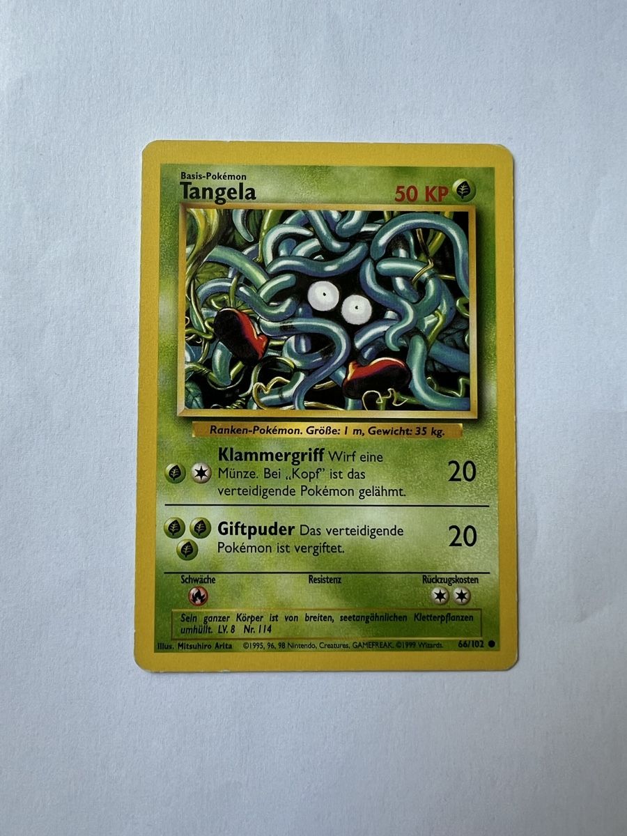 Pokémon Cartes à collectionner: Pokemonkarte Tangela Base set – D'occasion à Willisau par Neiro77