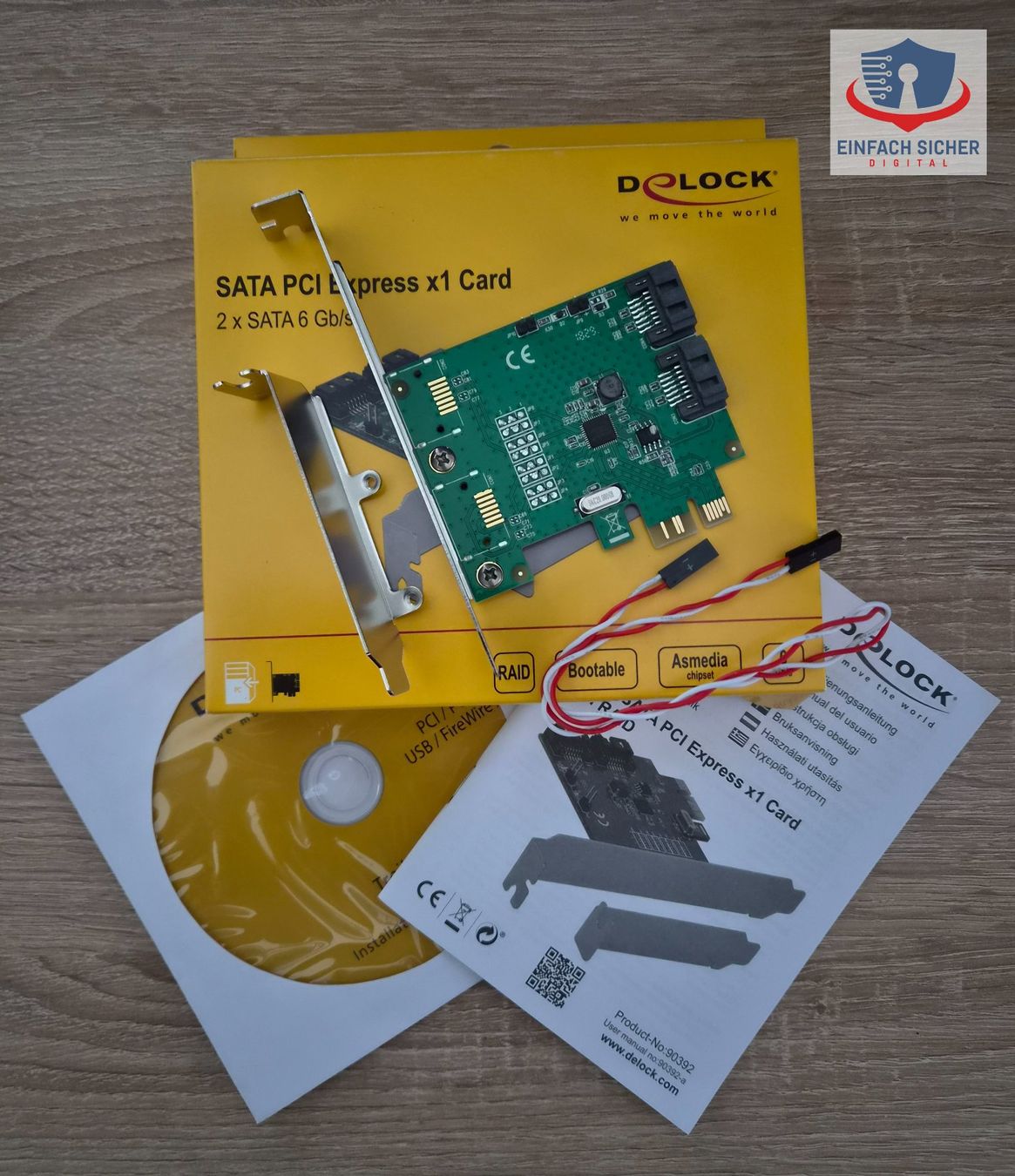 Composants électroniques: SATA Controller und Festplattengehäuse Set – D'occasion à Rothenthurm par EinfachSicherDigital 2