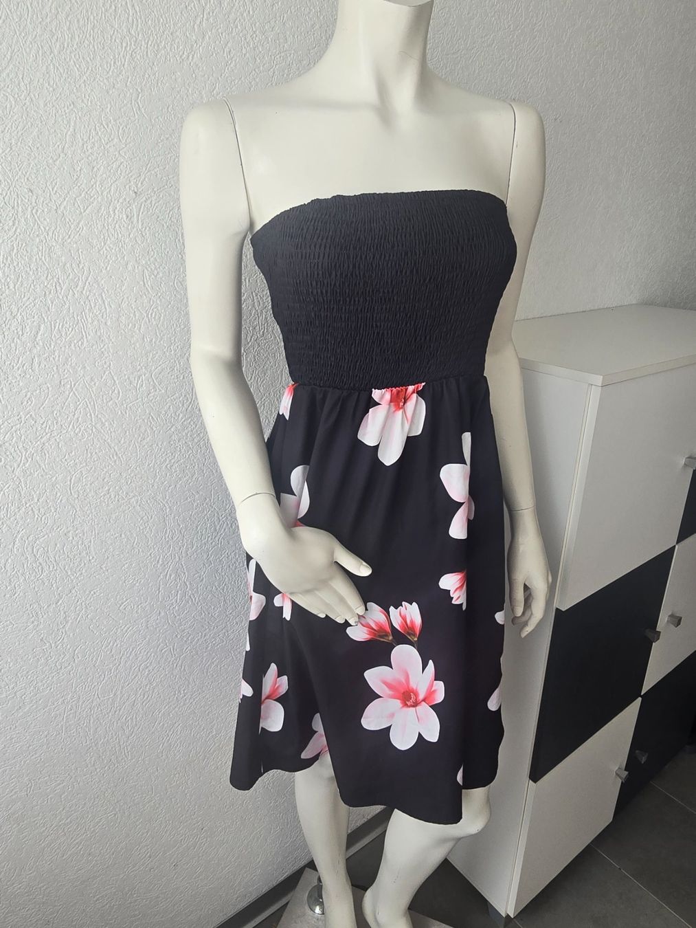 Vestiti: Robe bustier Flowers taille M – Usato da Les Verrières venduto da kitel79