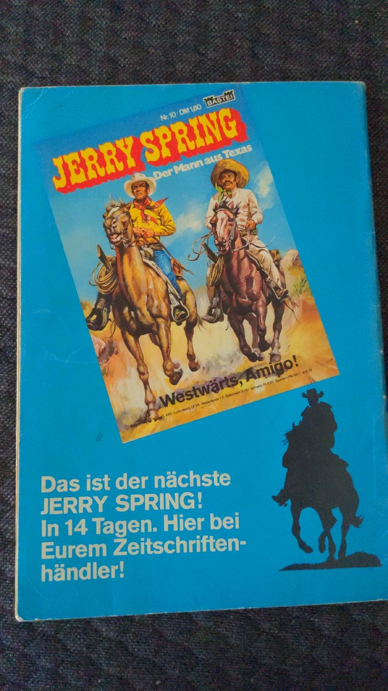 Fumetti: Jerry Spring - Der Mann aus Texas Nr. 9 - Erstauflage – Usato da Niederscherli venduto da Mon_Art 1