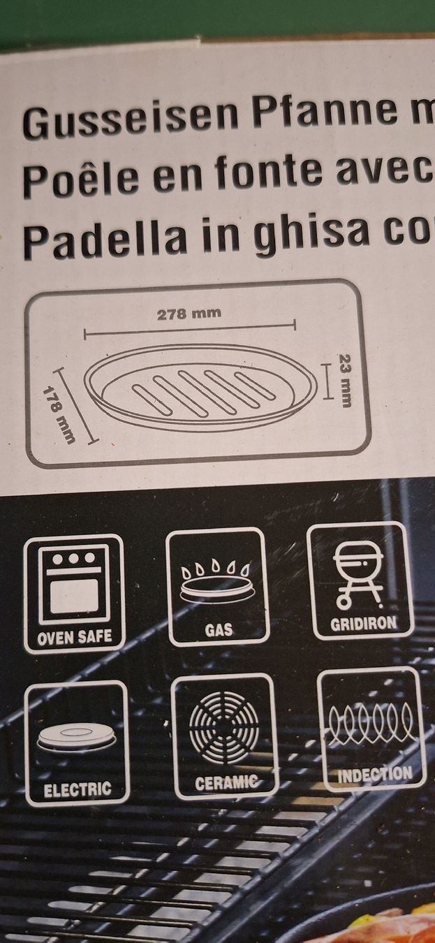 Coop Pfannen: Neue Gusseisenpfanne – Neu und originalverpackt aus Grabs von tschanny 1