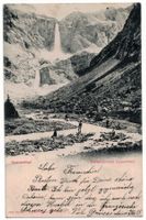 Saanental, Geltenschuss (Lauenen), belebt, gelaufen 1905
